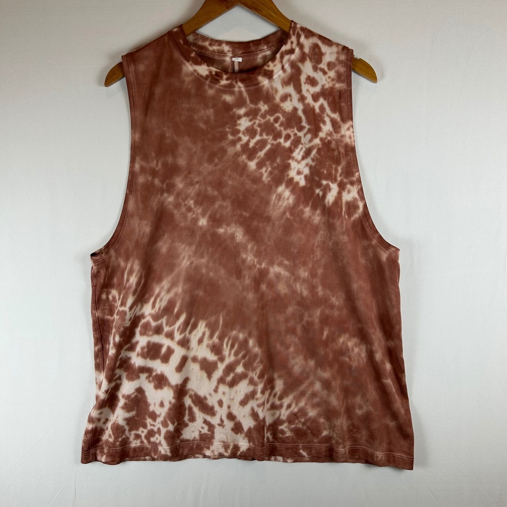 Lululemon All Yours Tank Top Marble Dye Ancient Copper Muscle Tank Womens